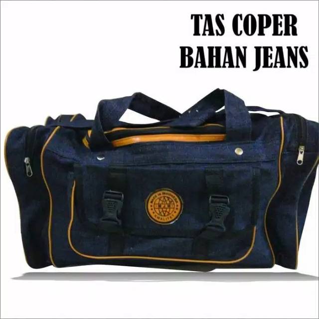 Tas Travel Pakaian Bag Jeans Hight Quality Jumbo Kualitas Bagus