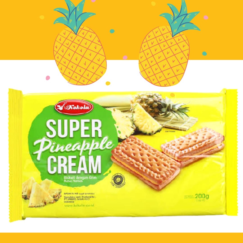 

Kokola Super Cream Pineapple 200Gr kue murah