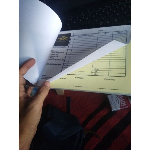 

nota penjualan (nota custom)