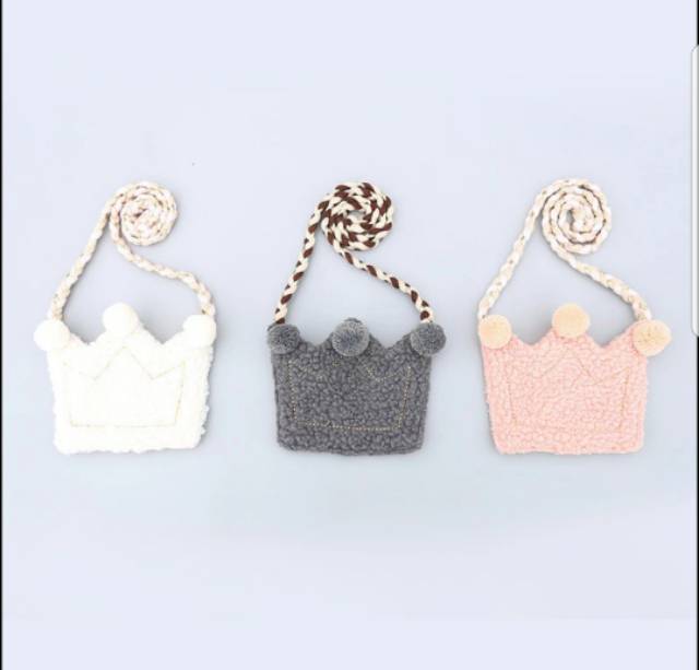 Crown Slingbag / Tas Fashion Anak / Tas Selempang Mahkota