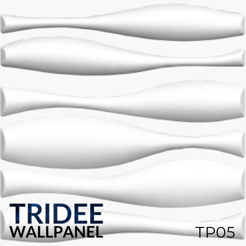 TRIDEE WALLPANEL | WALLPAPER DINDING DEKORASI | WALL PANEL 3D DINDING PVC-TP05 VASE