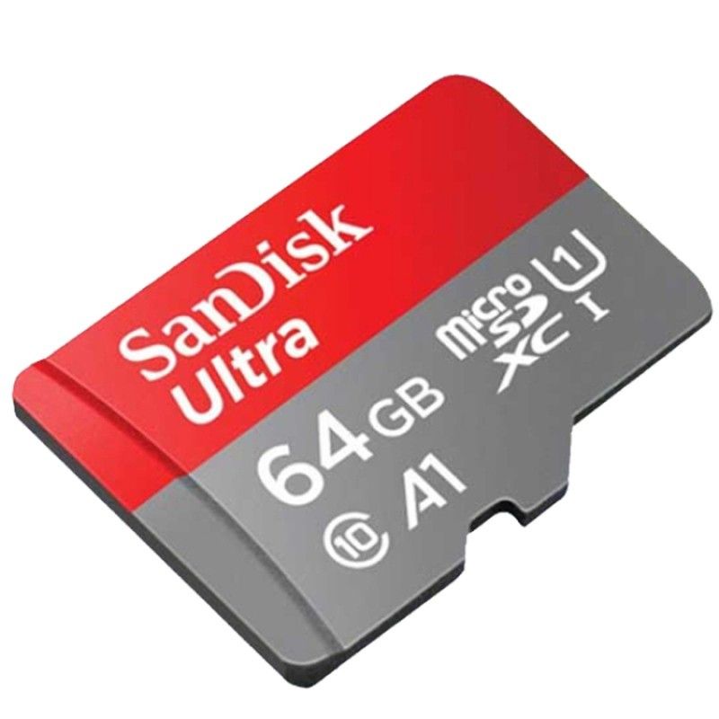 Memori Card Sandisk Free Adapter / Mmc MicroSD 64GB Class 10 Speed Up 100MB/s