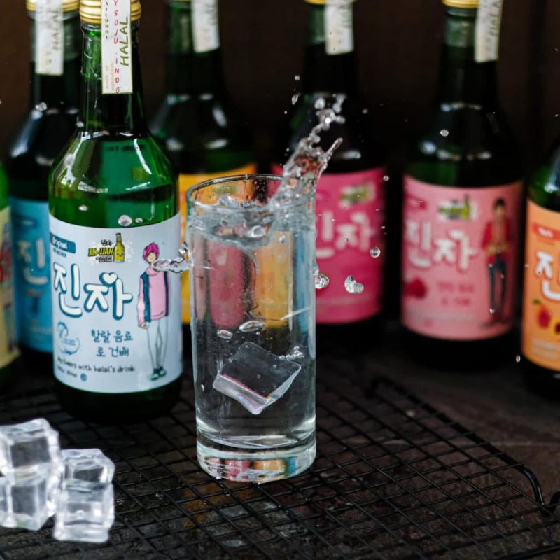 

mocktail soju halal non alcohol botol