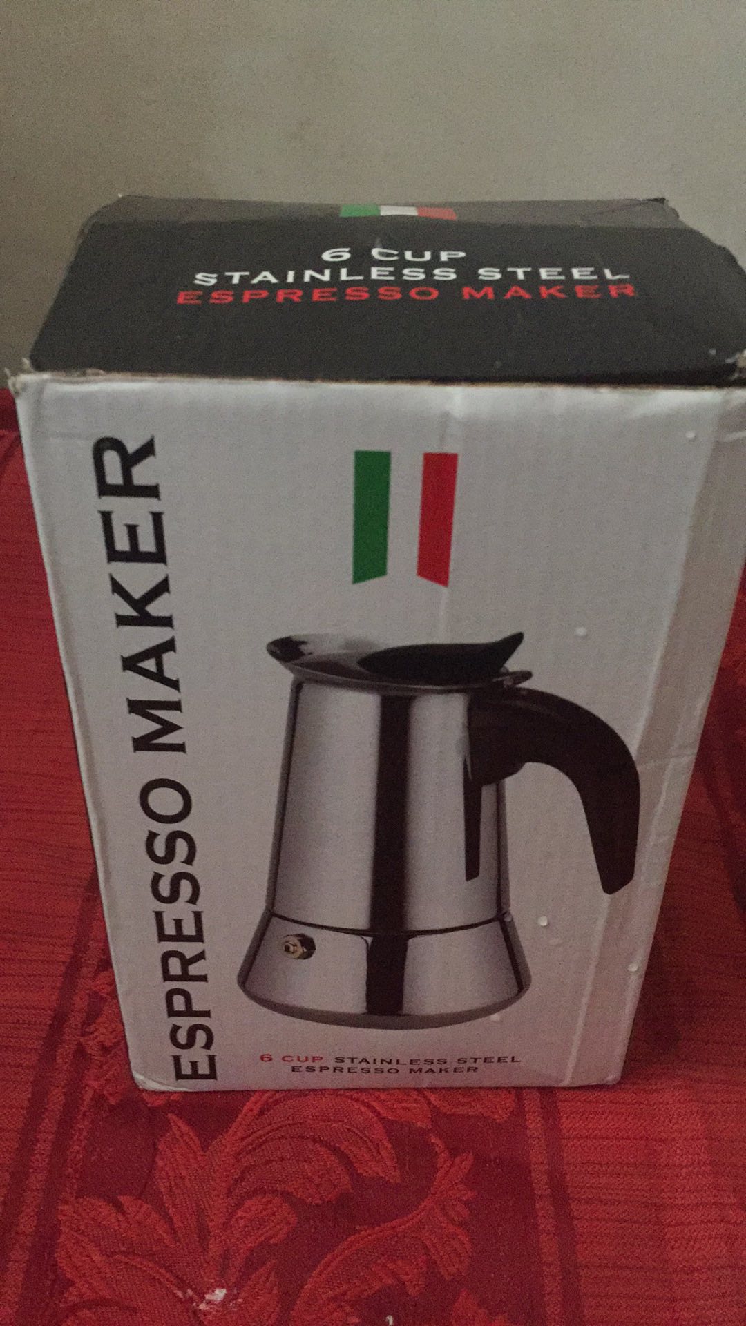 Espresso Coffee Maker Moka Pot Teko Stovetop Filter 300ml Onetwocups  - Silver