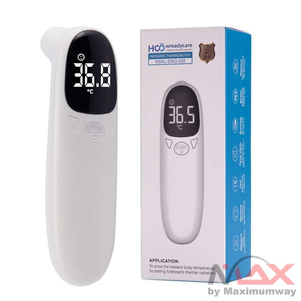 Wreadycare Thermometer Infrared Digital / Thermogun Non-Contact untuk alat ukur suhu tubuh Thermometer Suhu Tubuh Digital Infrared Non Contact EWQ-005 Thermogun Termometer Infrared Non Contact Digital Suhu Badan Tubuh Thermometer