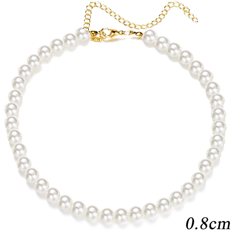 Necklace Pearl Double Layer Kalung Mutiara Fashion Korea China Import