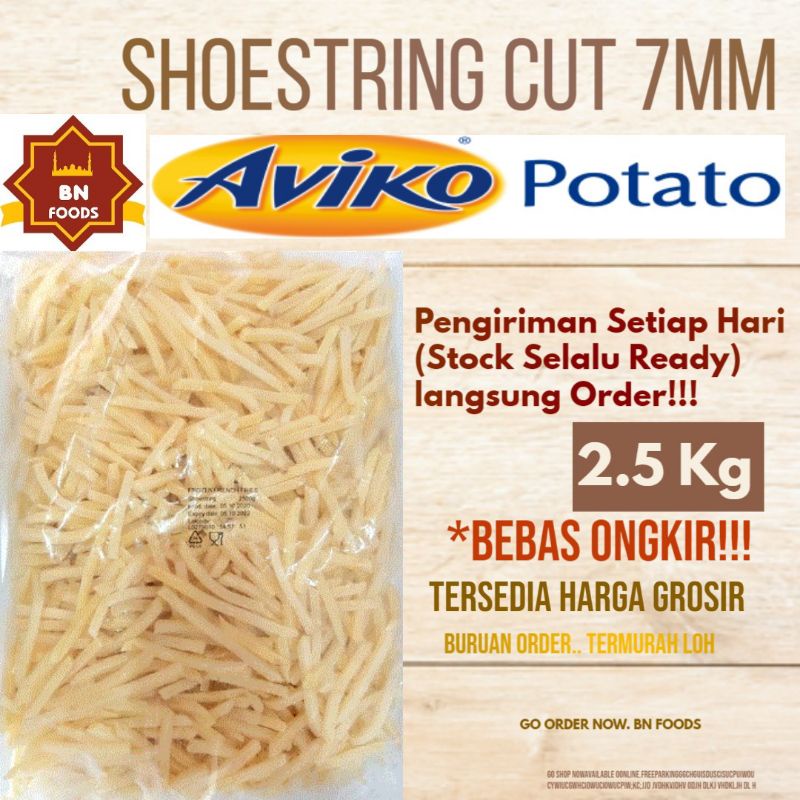 

Kentang Frozen Aviko Goreng French Fries Shoestring Makanan Beku