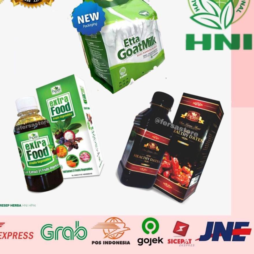 

Terlaris - Etta Goat Milk - Extra Food - Sari Kurma - HNI HPAI - 100% Original