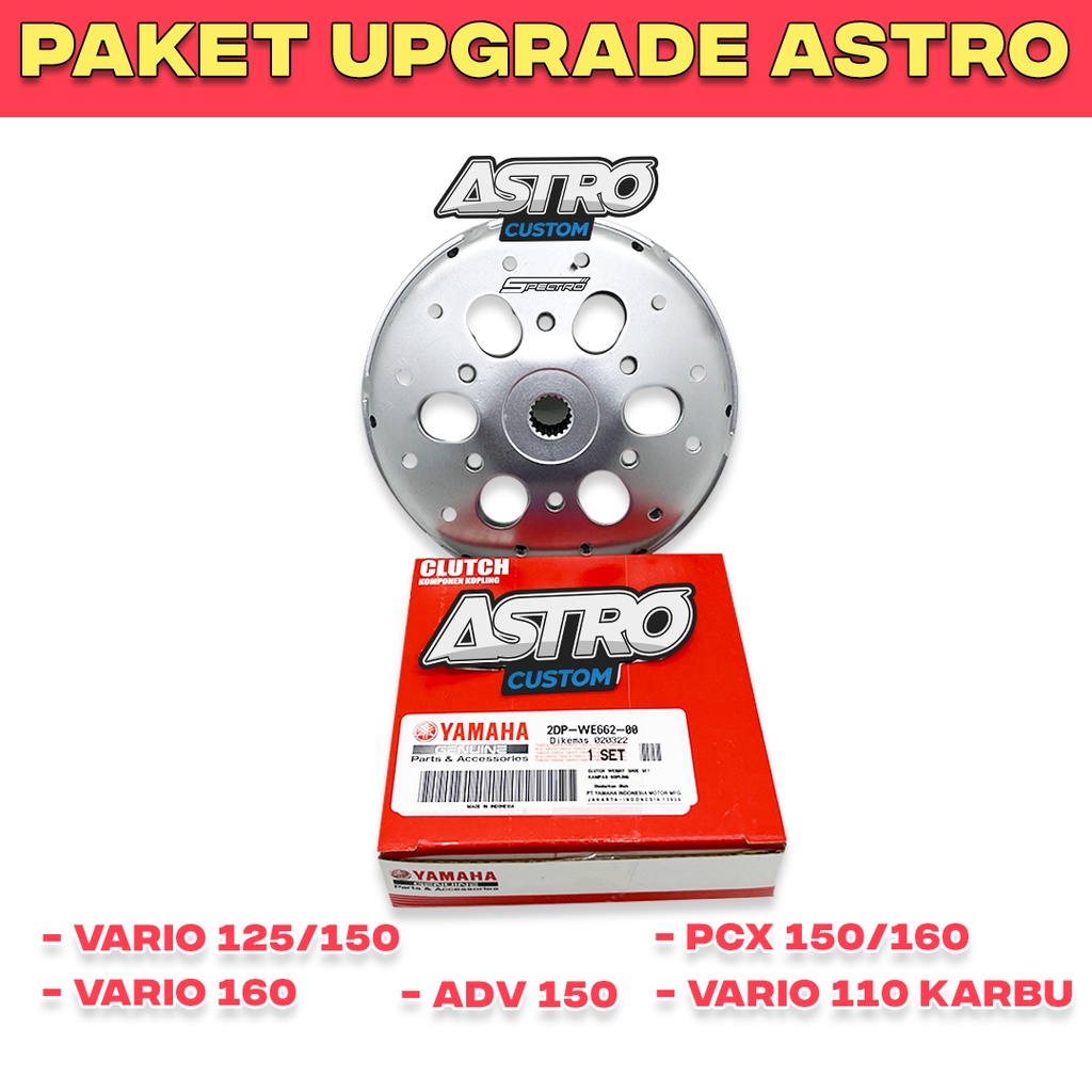 Mangkok Kampas Ganda NMAX Solusi Gredeg Vario 125 150 160 PCX 150 160 ADV 150 ADV 160