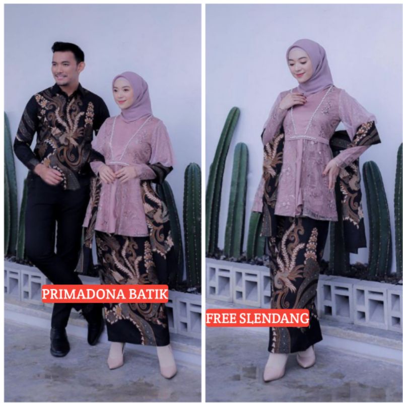 Couple Kebaya Modern Baju Wisuda Tunangan Lamaran Terbaru Baju Batik Brokat Couple