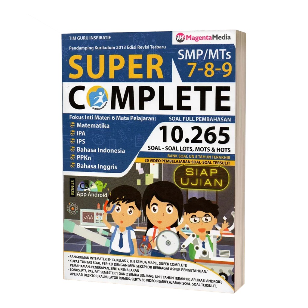 BUKU PELAJAR SMP SUPER COMPLETE SMP/MTS KLS 7,8,9