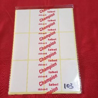 

Sticker Label No.103 (32x64 mm)