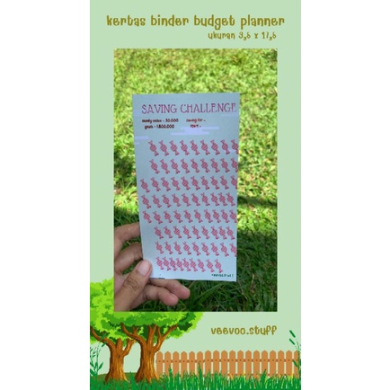 

SAVING CHALLENGE CANDY || isi binder a6