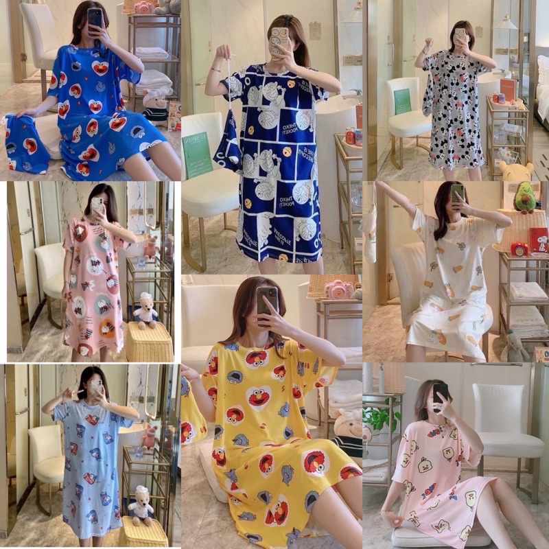 (ukuran standar)DASTER IMPORT DASTER KARAKTER LUCU BAJU TIDUR DASTER WANITA IMPORT