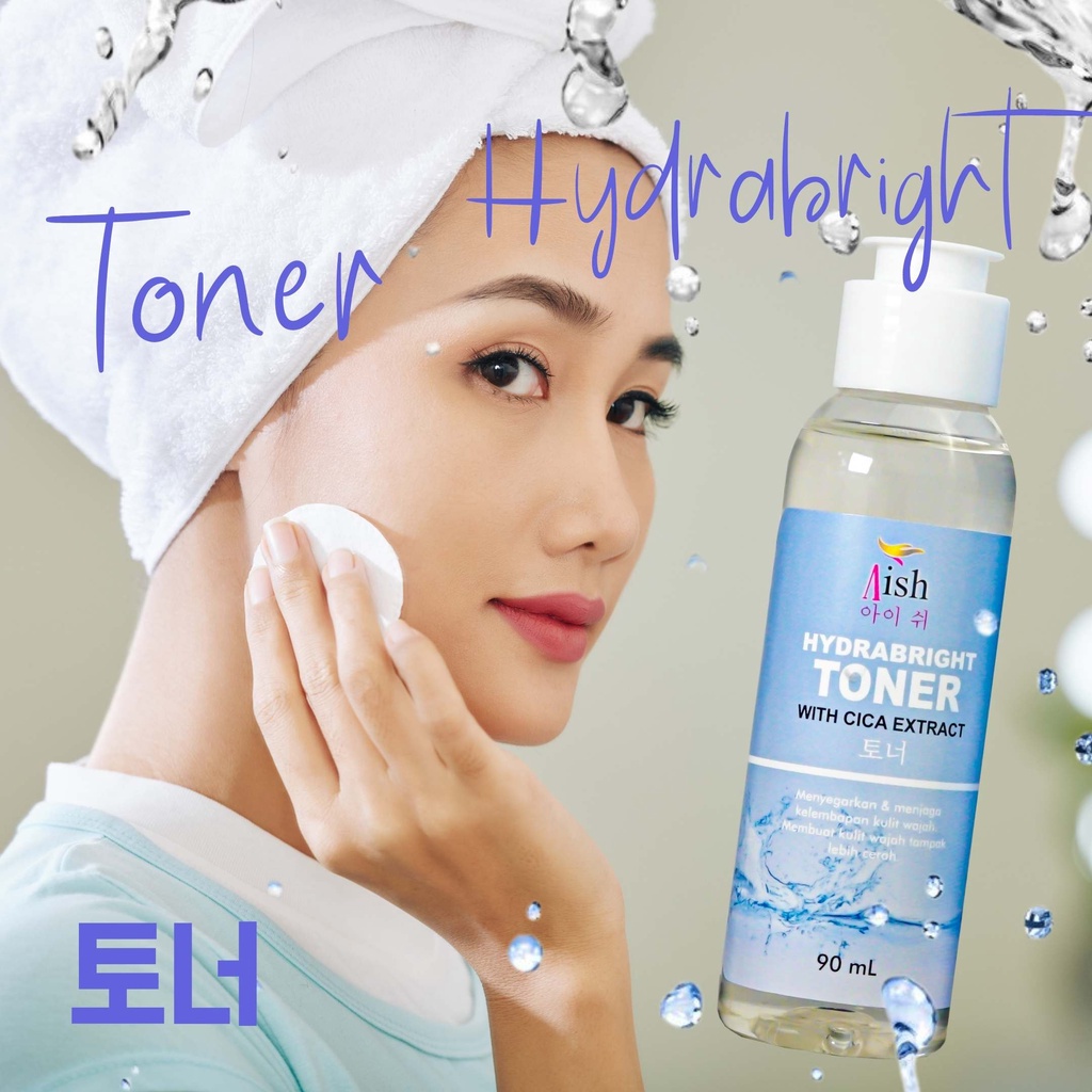 Perwatan Wajah Pria Wanita Skincare BPOM Korea Toner Wajah Aish Original