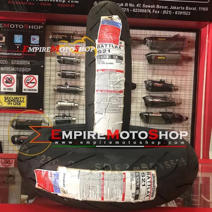 Unik Ban Battlax S21 Ukuran 120 / 60 - 17 & 160 / 60 - 17 Murah