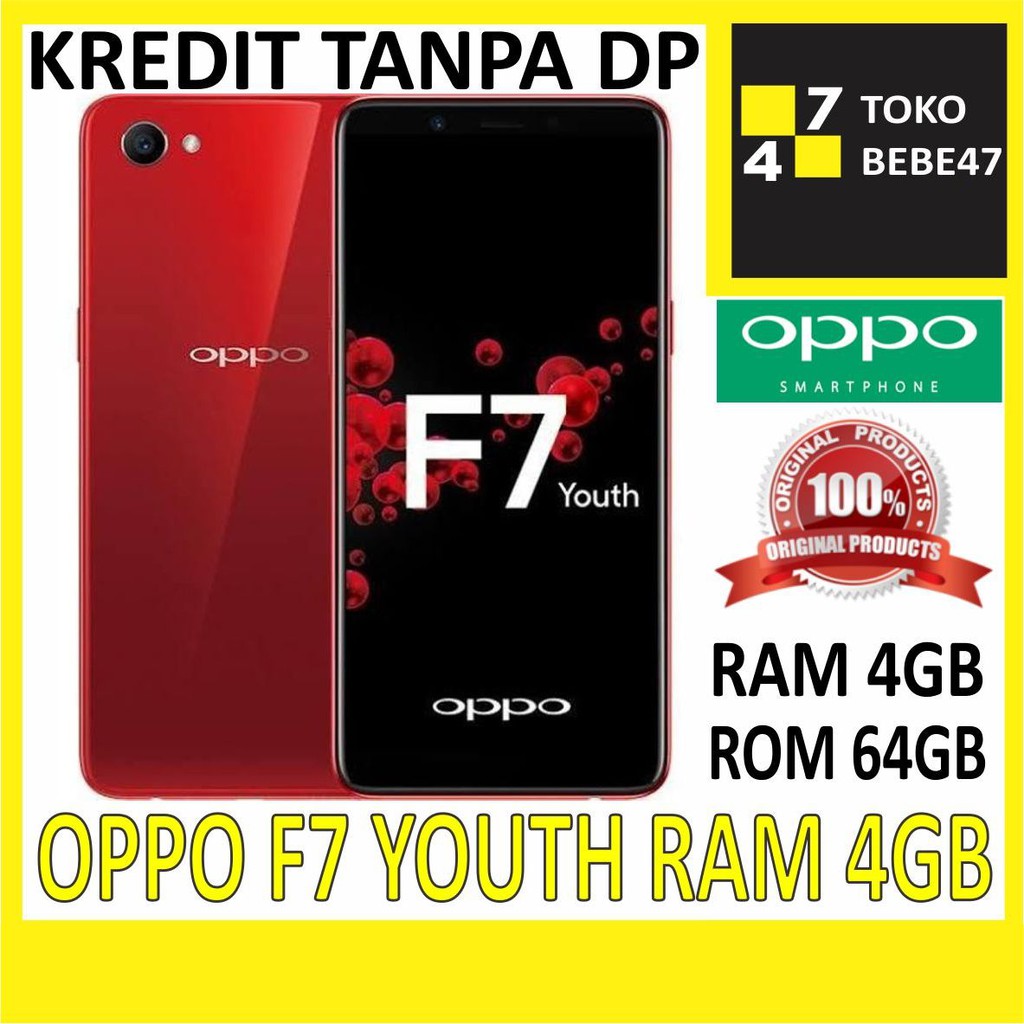 OPPO F7 YOUTH RAM 4 GB ROM 64 GB GARANSI OPPO INDONESIA