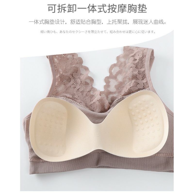 SEAMLESS BRA RENDA BRALETTE LACE TANPA KAWAT PAKAIAN DALAM WANITA GOOD QUALITY