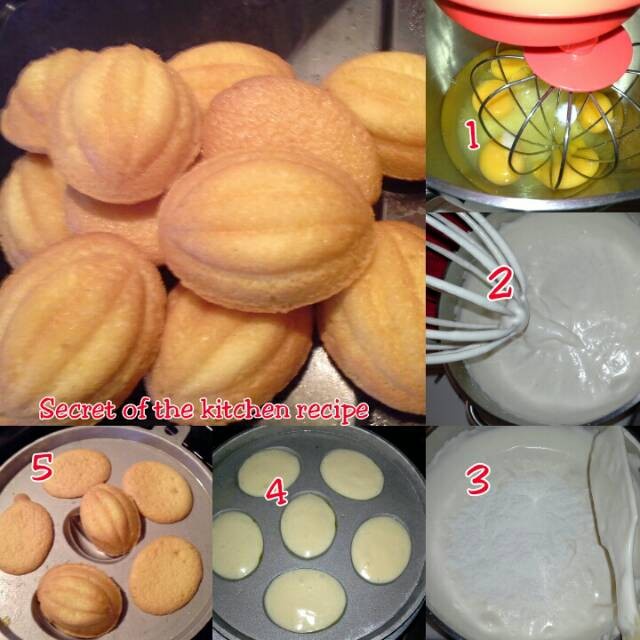 Cetakan Plemben bolu kering 6 lubang, BONUS sotil mini