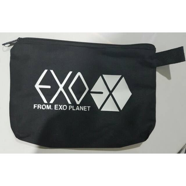 

Exo tas pensil pulpen kosmetik bag pouch kpop tempat alat tulis