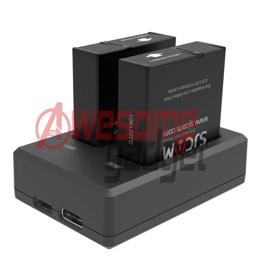 Dual Charger Battery SJCAM SJ9 Baterai