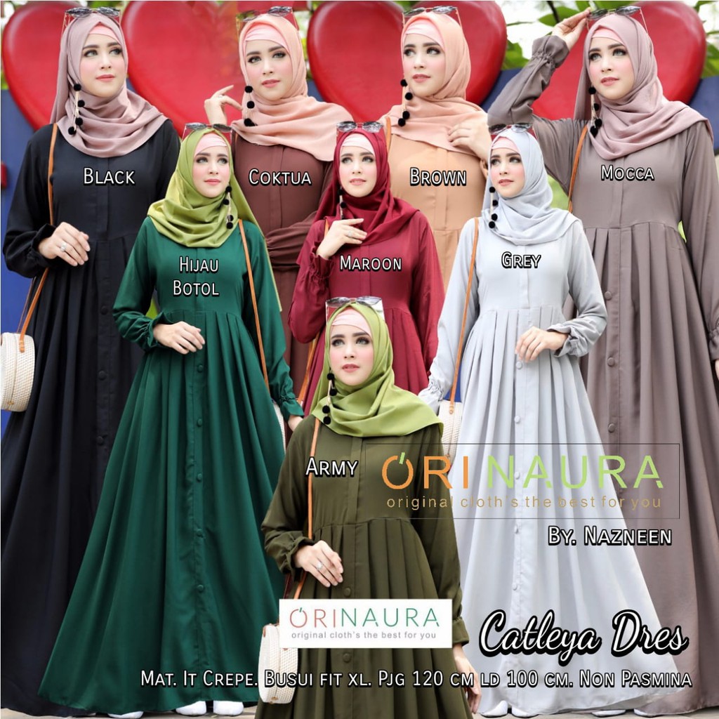 Gamis/Dress Dewasa CATLEYA ORINAURA