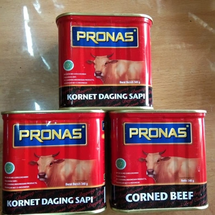 

asa457a Pronas Kornet Daging Sapi 340 Gram Xa20X1