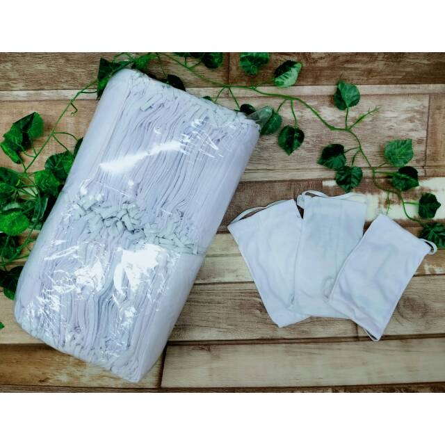 Masker putih, Matt kain busa 2 lapis