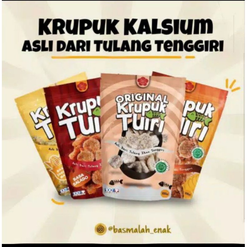 

krupuk tuiri ( tulang ikan tenggiri) dgn berbagai varian rasa