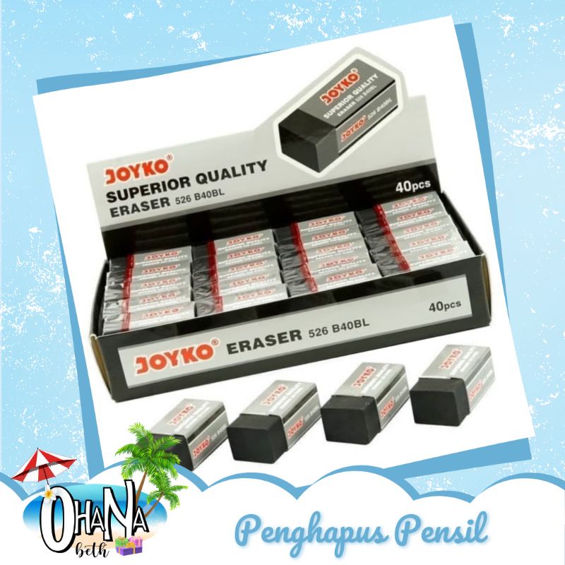

OHANABETH - PENGHAPUS STIP PENSIL HITAM KECIL JOYKO