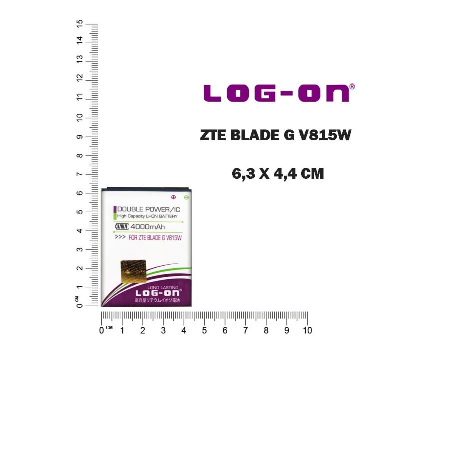 BATERAI ZTE V815W - V815 - BLADE G - LOG ON DOUBLE POWER BATTERY BATRE