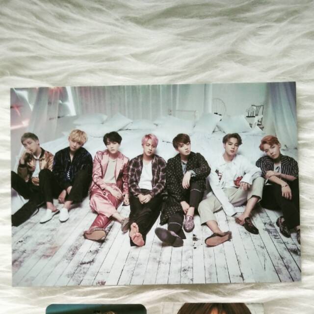 BTS Wings Group Limited Postcard Photocard from BTS Wings Taiwan Ver Album