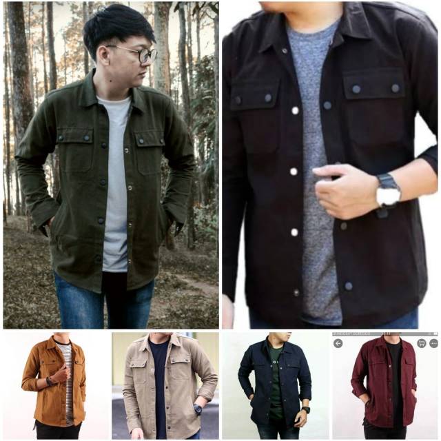 Semi parka kemeja | Shopee Indonesia