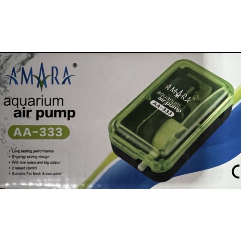 Amara Aquarium Air Pump AA 333 Pompa Udara Akuarium