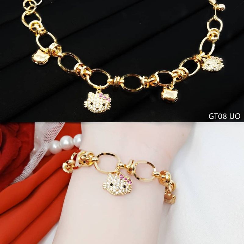 Gelang Perhiasan Wanita Anti Karat Dan Anti Luntur