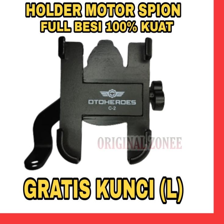 ➪ Holder hp motor spion universal full besi ♦