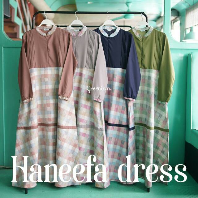 HANEEFA DRESS KOTAK BY GREENISM