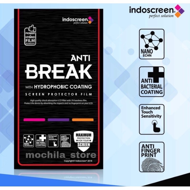 Anti Break Xiaomi Redmi Note 10 Pro 10s Indoscreen