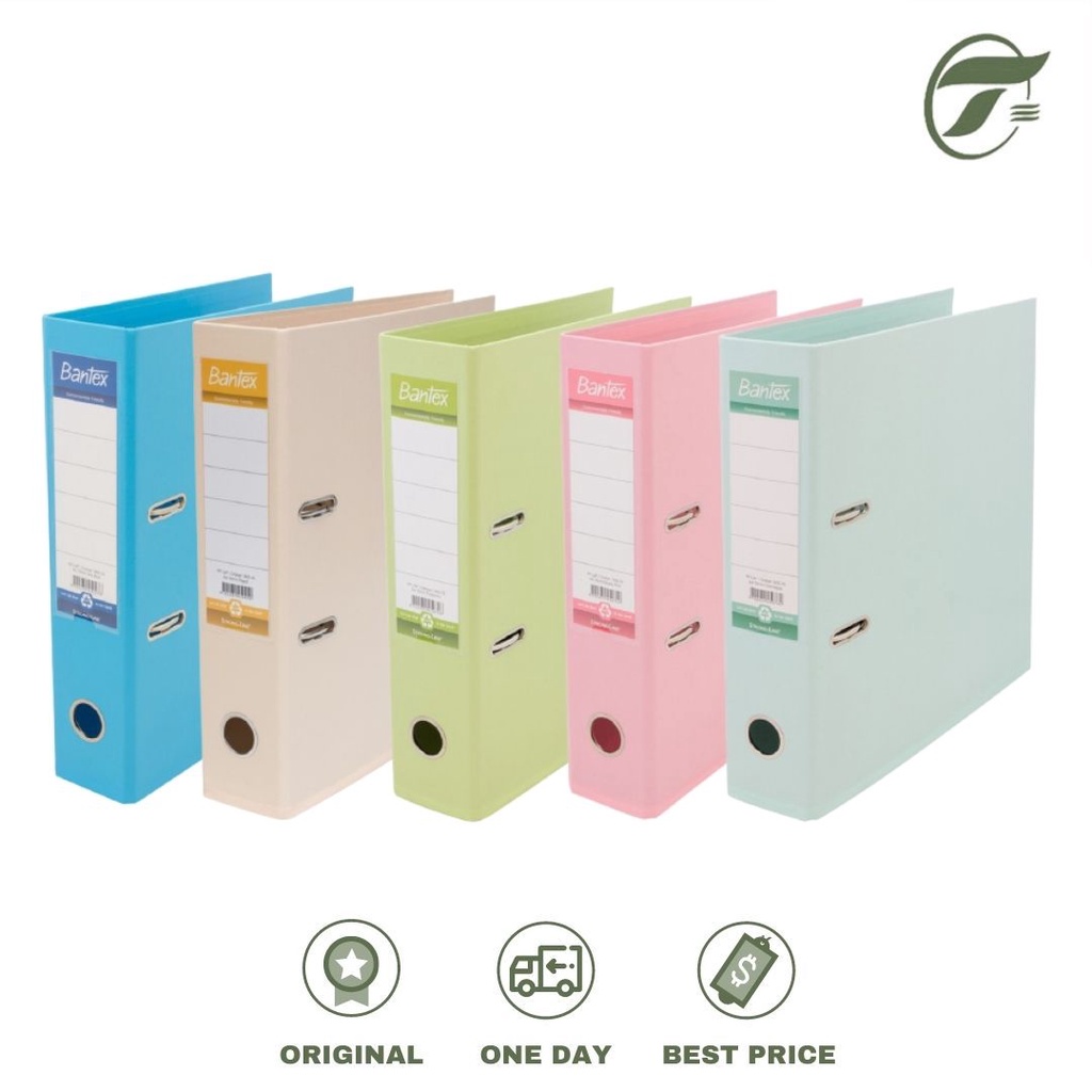

ORDNER PAPER COVERED LAF 1450 A4 70MM BANTEX SKY BLUE/PEACH/PISTACHIO/MUSKYPINK/COOLAQUA