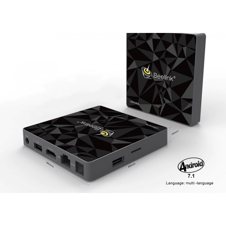 Smart TV Box BEELINK GT1 Ultimate Android 7.1 4K 3GB 32GB Wifi BT 4.0 FULL KODI APP