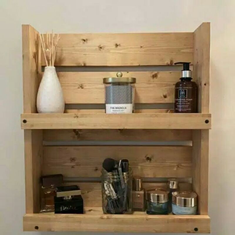 RAK DINDING KAYU/RAK DINDING DAPUR