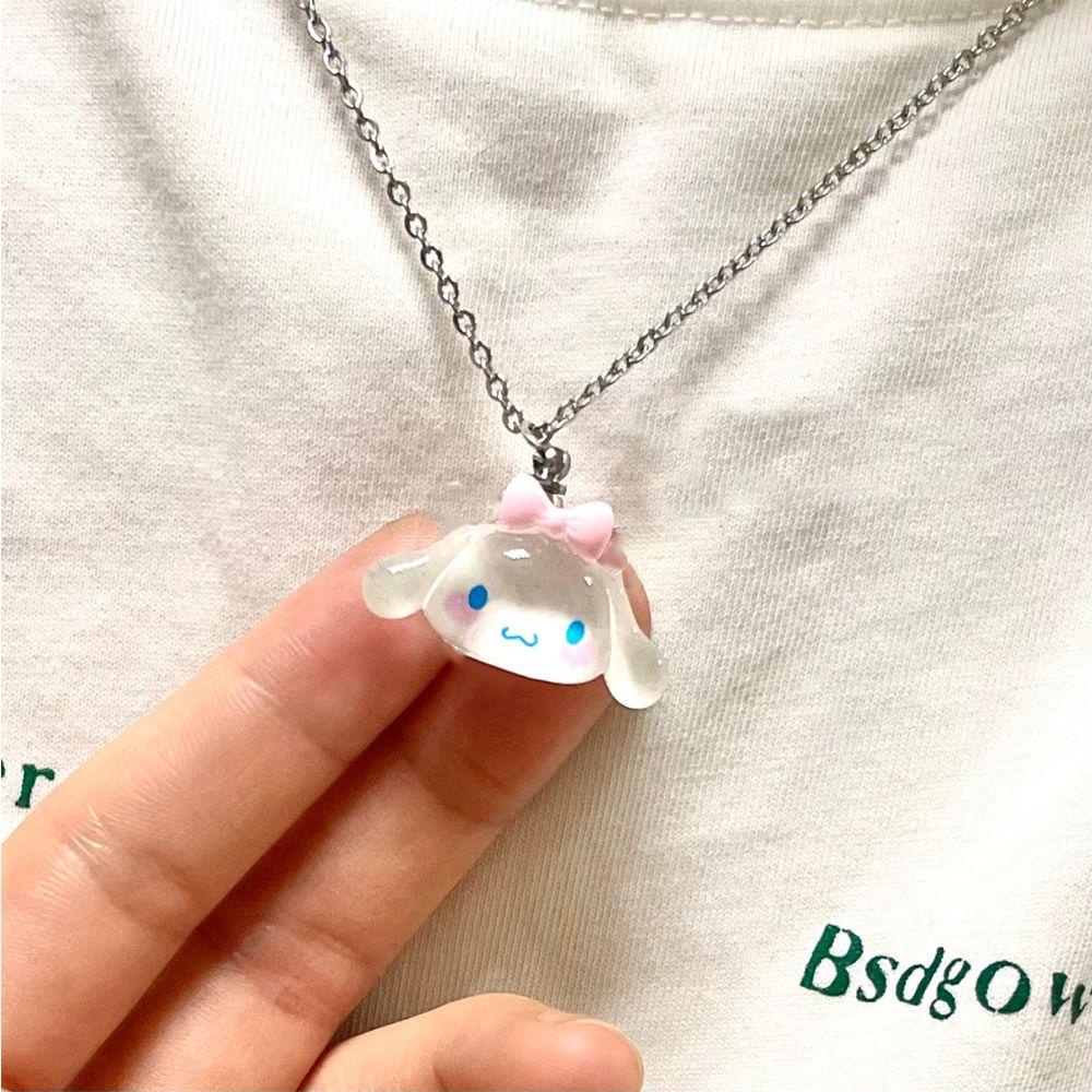 Mxbeauty Wanita Kalung Lucu Keren Manis Resin Liontin Persahabatan Perhiasan Aksesoris Melody Pompompurin Anak Hadiah Klavikula Rantai