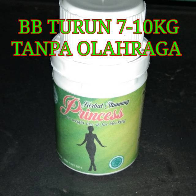 JAMU PELANGSING/JAMU DIET PRINCESS HERBAL SLIMMING ISI 30 (UNTUK 2 MINGGU)