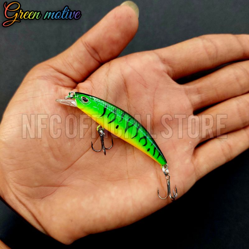 Lure minnow sinking 6,5 cm 6,5 gram Best killer action Rekomendasi untuk ultralight casting