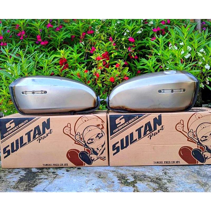 Tangki CB125 sultan part bensin gas tank pres CB 125 detail Ori