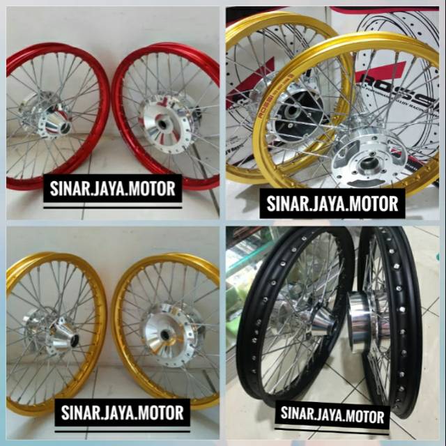 Paketan Sepaket Velg Yamaha NMAX - N MAX 140 17 Ukuran 140 Ring 17 Pemasangan Pnp