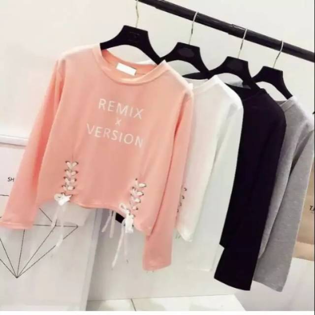 Baju Crop Remix | Shopee Indonesia