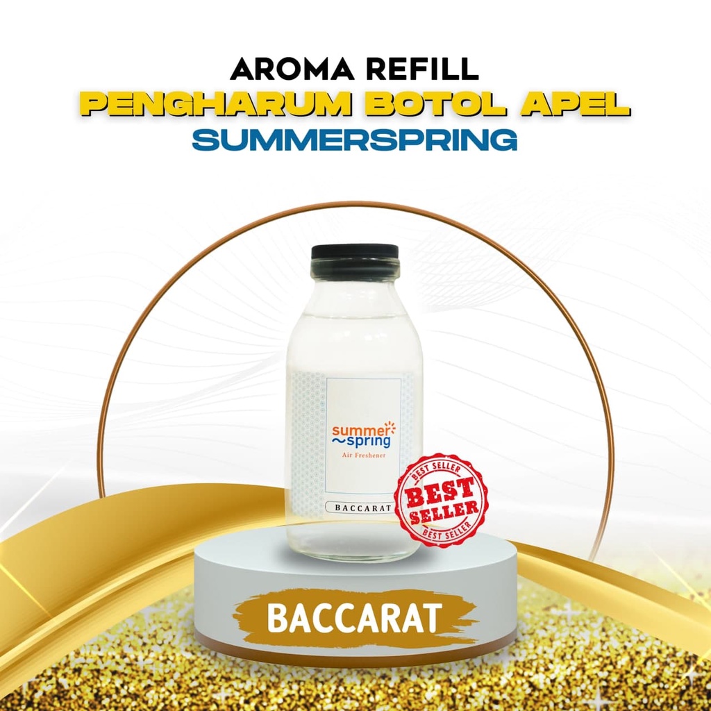 Parfum Mobil Pengharum Ruangan Pewangi Kamar Tidur Harum Summer Spring | Refill Apel | GODFREY (Baccarat)