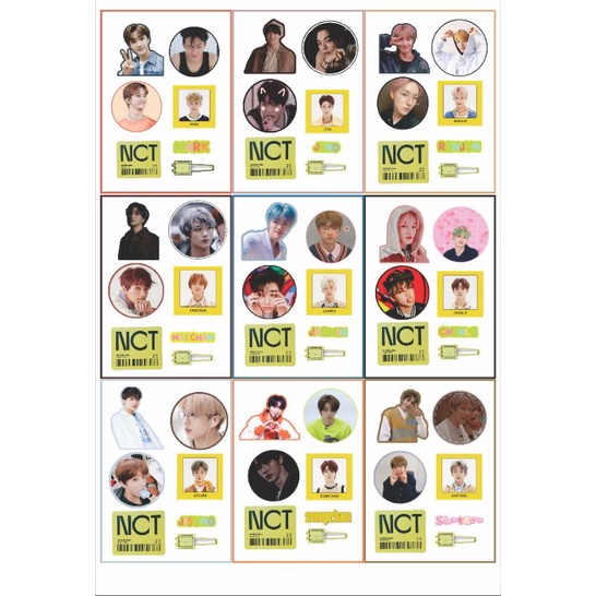 

(CUCI GUDANG) STIKER SET UNOFF NCT DREAM MARK JENO RENJUN HAECHAN JAEMIN CHENLE JISUNG SHOTARO SUNGCHAN