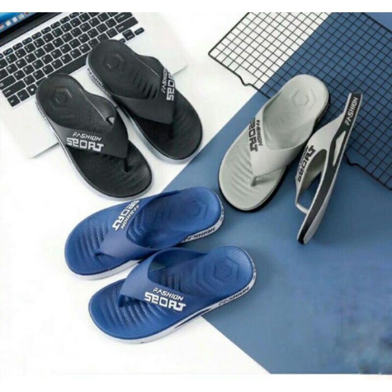 Sandal Jepit Jelly Karet Pria Fashion Sport/Sandal Jepit Jelly Karet Cowok Fashion Sport/Sandal Jepit Jelly Karet Pria Terbaru/Sandal Jepit Jelly Karet Pria kekinian/Sandal Jepit Jelly Karet Pria Import/Sandal Karet Pria Non Slip Sol/Sandal Jepit Pria